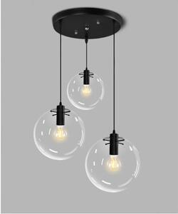 TooLight Stropné svietidlo Lassi Black transparentné