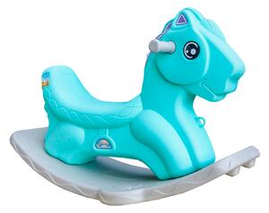 Aga4Kids Plastový hojdací koník DS3801 Modrý