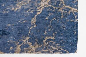 LOUIS DE POORTERE Mad Men Cracks 8629 Abyss Blue - koberec ROZMER CM: 140 x 200
