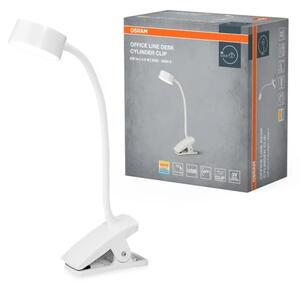 Osram - LED Stmievateľná stolná lampa s klipom OFFICE LINE LED/4,8W/230V biela