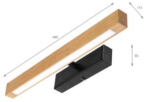 LED obrazové svietidlo VERDE LED/5,5W/230V 3000K 46 cm dub/čierna