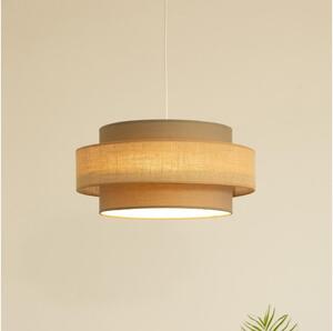 Brilagi - Závesný luster na lanku RESNA 1xE27/60W/230V, priemer 40 cm, hnedá/béžová