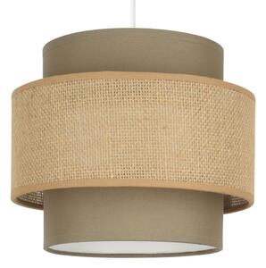Brilagi - Závesný luster RESNA 1xE27/60W/230V pr. 20 cm hnedá/béžová