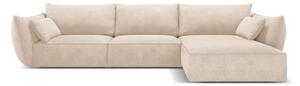 Béžová rohová pohovka (pravý roh) Vanda - Mazzini Sofas