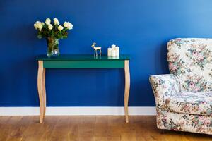 RAGABA Lillo konzolový stôl široký FARBA: nebeská modrá/drevo