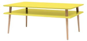 RAGABA Koro konferenčný stôl s vysokou policou FARBA: žltá