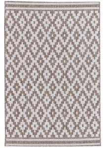 Koberec Modern Rhombs mink/wool 160 x 230 cm