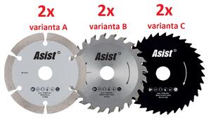 Segmentový diamantový kotúč k modelu AE5KR55DN-BMC, 2 ks ASIST AE5A020