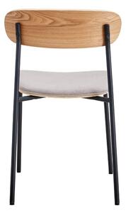 Jedálenské stoličky v súprave 2 ks v béžovo-prírodnej farbe Adriana – Marckeric