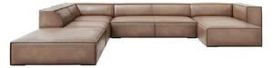 Svetlohnedá kožená rohová pohovka (ľavý roh) Madame - Windsor & Co Sofas
