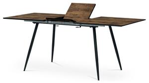 Dizajnový jedálenský rozkladací stôl 140+40, dyha v imitácii staré drevo (a-921 dyha v imitácii staré drevo)