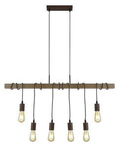 Searchlight 4876-6BR Barn závesné svietidlo E27 6 x 60W