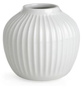 Biela kameninová váza Kähler Design Hammershoi, výška 12,5 cm