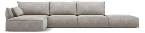 Svetlosivá rohová pohovka (ľavý roh) Vanda - Mazzini Sofas