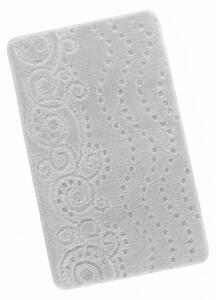 Kvalitex Kúpeľňová predložka 60x100cm ornament svetlo sivý