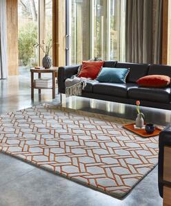ASIATIC LONDON Nexus Fine Lines Orange - koberec ROZMER CM: 160 x 230