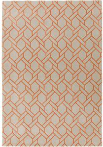 ASIATIC LONDON Nexus Fine Lines Orange - koberec ROZMER CM: 200 x 290