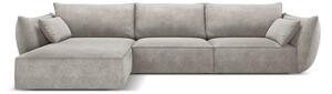Svetlosivá rohová pohovka (ľavý roh) Vanda - Mazzini Sofas