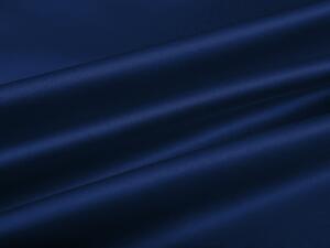 Látka polyesterový satén LUX-L047 Námornícka modrá - šírka 150 cm