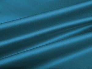 Látka polyesterový satén LUX-L050 Petrolejovo modrá - šírka 150 cm