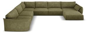 Zelená rohová pohovka (ľavý roh) Vanda - Mazzini Sofas