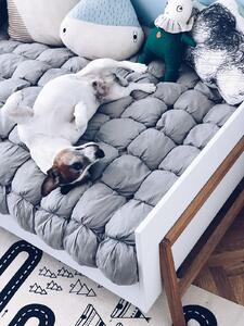 BELLAMY Lotta detská posteľ FARBA: matná biela/drevo, ROZMER PRODUKTU: šírka 80 cm