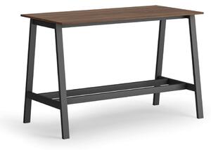 Vysoký barový stôl, 1600 x 800 mm, orech