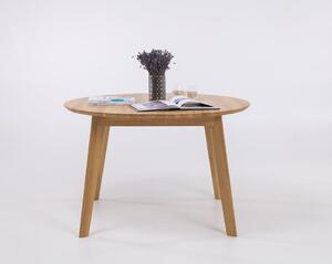 KARPIŠ Saga s rozkladom Ø120 + 50 x 76 cm - jedálenský stôl