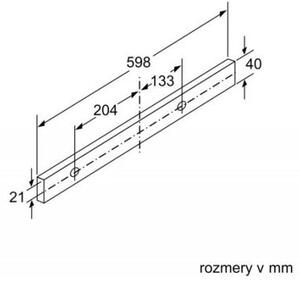 Bosch DFL063W56 + kupóny na daľší nákup - Výsuvný odsávač pár