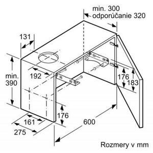 Bosch DFL063W56 + kupóny na daľší nákup - Výsuvný odsávač pár