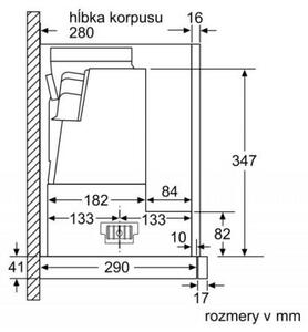 Bosch DFR067A52 + kupóny na daľší nákup - Výsuvný odsávač pár