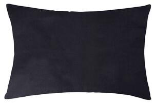 XPOSE® Bavlnená obliečka na vankúš MICHAELA DUO - tmavo sivá/čierna 50x70 cm
