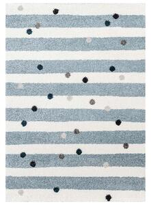 Franc Koberec Stripes and Dots blue 160x230cm