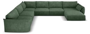 Tmavozelená rohová pohovka (ľavý roh) Vanda - Mazzini Sofas