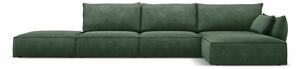 Tmavozelená rohová pohovka (pravý roh) Vanda - Mazzini Sofas