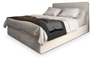 Manželská boxspring polohovateľná posteľ Dastor 140x200 - krémová