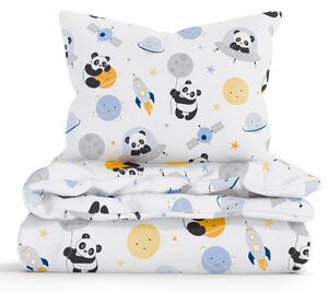 Bavlnené obliečky Renforcé do postieľky - Vesmírna panda