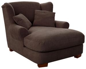 XXL KRESLO, textil, tmavohnedá Sit & More - Online Only obývacie izby, Online Only