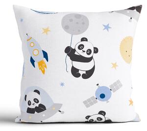 Bavlnená obliečka na vankúšik Renforcé 40 × 40 cm – Vesmírna panda
