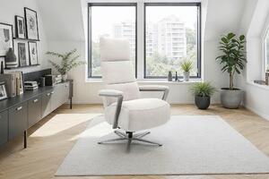 RELAXAČNÉ KRESLO, textil, krémová Sit & More - Online Only obývacie izby, Online Only