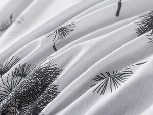 XPOSE® Predĺžené flanelové obliečky PÚPAVY DUO - sivé/biele