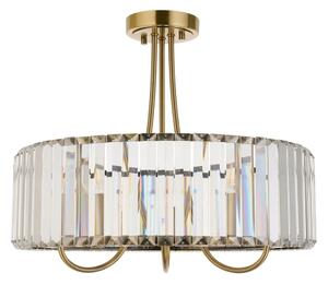 Endon 119609 - Luster na tyči VISCONTI 3xE14/6W/230V mosadz