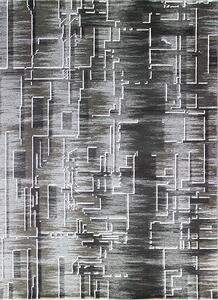 Berfin Dywany Kusový koberec Dizayn 2219 Grey - 80x150 cm