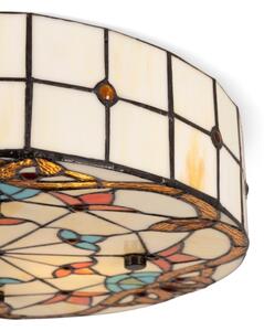 BRILAGI - Tiffany vitrážové stropné svietidlo MIRABELLA 2xE27/60W/230V pr. 40 cm