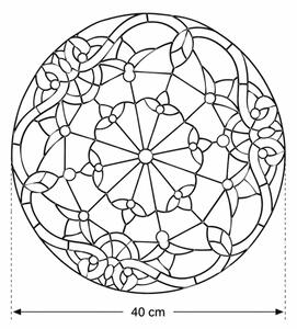 BRILAGI - Tiffany vitrážové stropné svietidlo MIRABELLA 2xE27/60W/230V pr. 40 cm