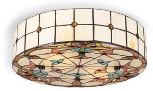 BRILAGI - Tiffany vitrážové stropné svietidlo MIRABELLA 2xE27/60W/230V pr. 40 cm