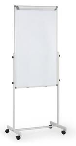Mobilná tabuľa, flipchart, kombinovaný povrch, 1200 x 700 mm