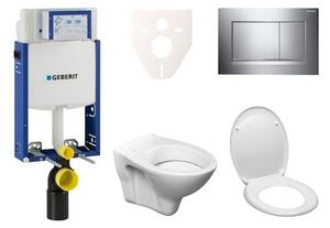 Cenovo zvýhodnený závesný WC set Geberit na zamurovanie + WC S-Line S-line Pro 110.302.00.5ND6