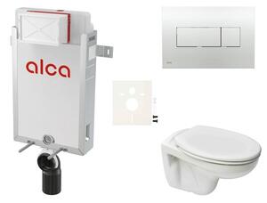 Cenovo zvýhodnený závesný WC set Alca na zamurovanie + WC Ceramia S-Line Pro SIKOAP5