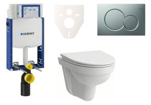 Cenovo zvýhodnený závesný WC set Geberit na zamurovanie + WC Laufen Laufen Pro Nordic SIKOGE2H3
